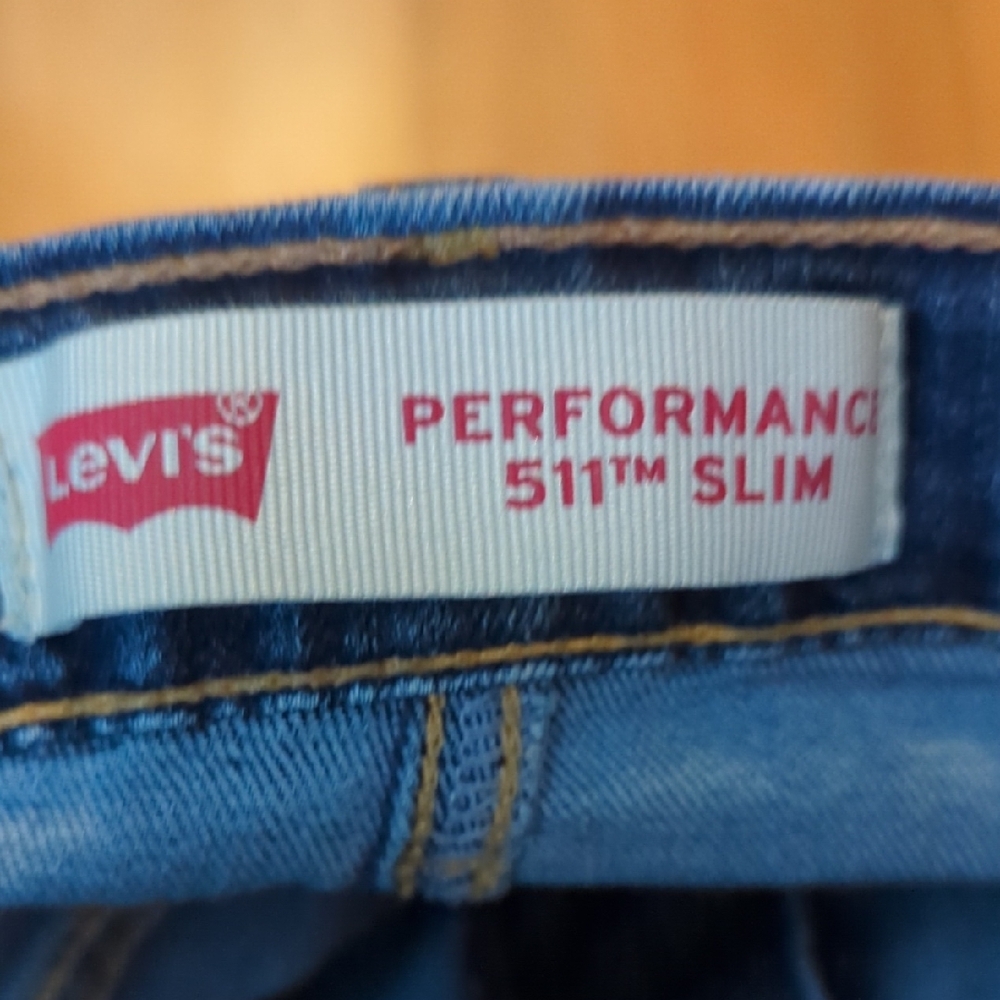 Levi's Light Blue 511 Slim Jeans - Picture 3 of 5